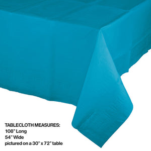 6ct Bulk Turquoise Paper Table Covers