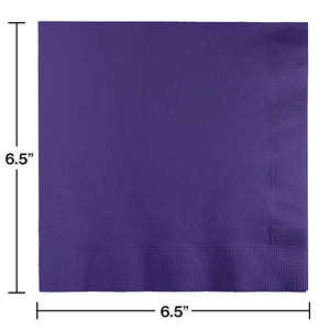 Purple Luncheon Napkin 3Ply, 50 ct Party Decoration