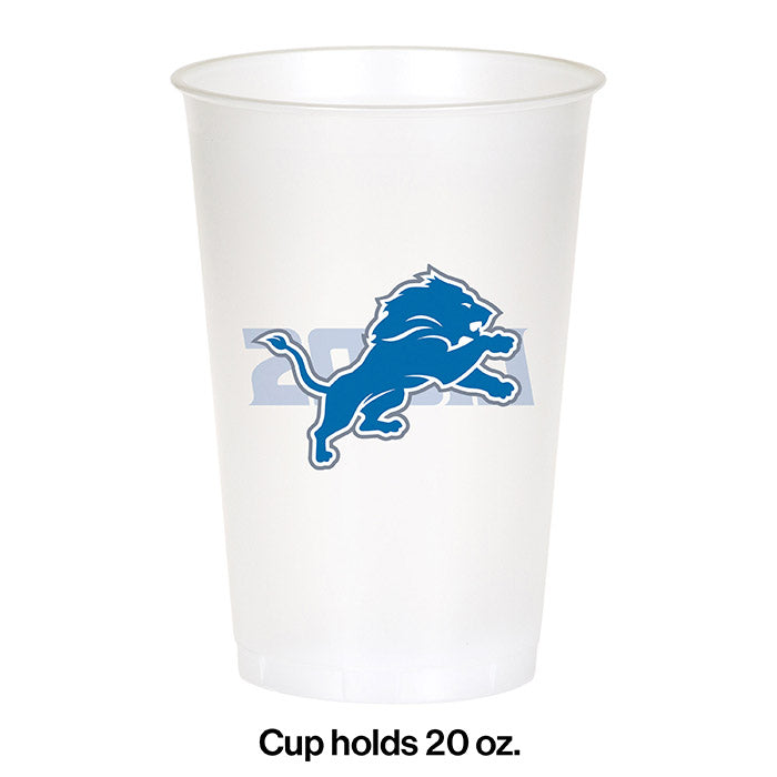 96ct Bulk Detroit Lions 20 oz Plastic Cups