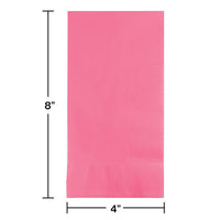 600ct Bulk Candy Pink 2 Ply Dinner Napkins