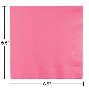 600ct Bulk Candy Pink 2 Ply Luncheon Napkins