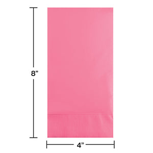 192ct Bulk Candy Pink 3 Ply Guest Towels