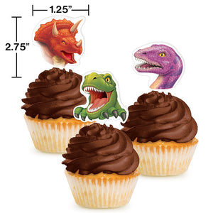 144ct Bulk Dino Blast Cupcake Toppers