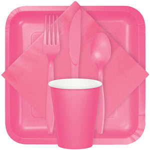 Candy Pink Hot/Cold Paper Cups 9 Oz., 24 ct Party Supplies