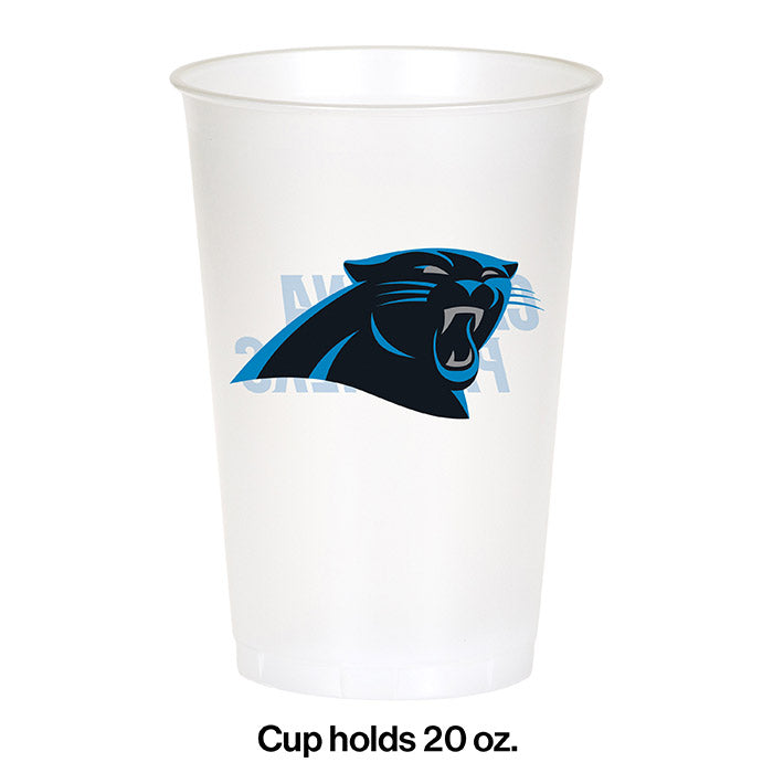 96ct Bulk Carolina Panthers 20 oz Plastic Cups