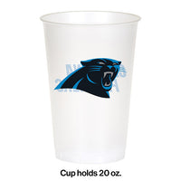 96ct Bulk Carolina Panthers 20 oz Plastic Cups