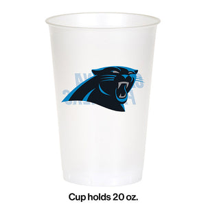 Carolina Panthers Plastic Cup, 20Oz, 8 ct Party Decoration