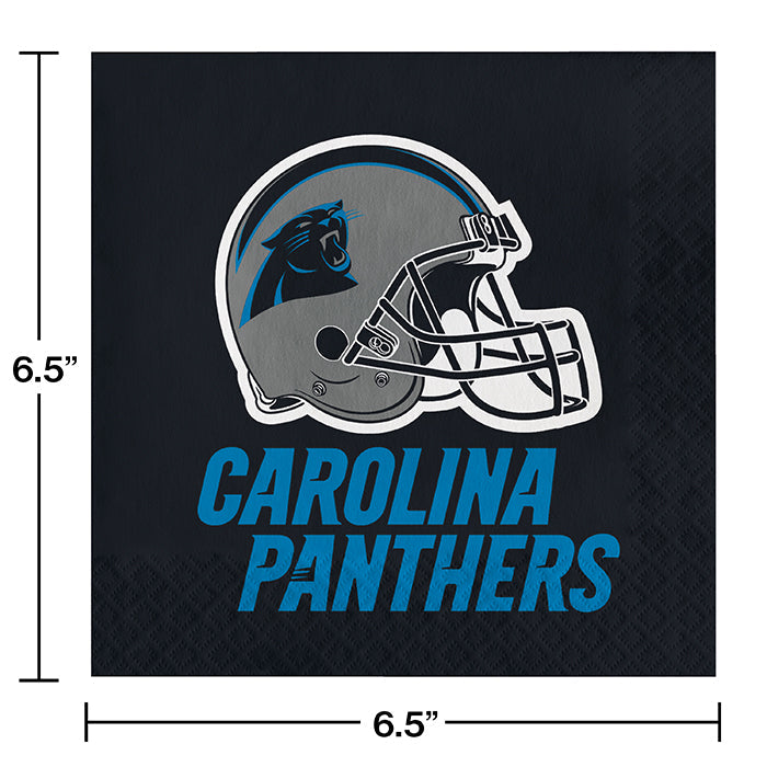 192ct Bulk Carolina Panthers Luncheon Napkins