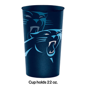 Carolina Panthers Plastic Cup, 22 Oz Party Decoration