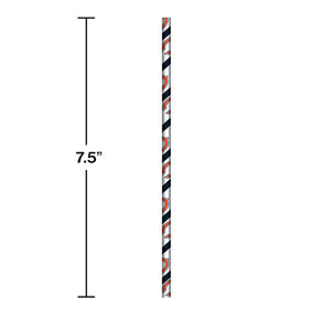 Chicago Bears Paper Straws, 24 ct Party Decoration
