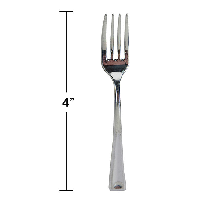 288ct Bulk Metallic Sensations Mini Forks