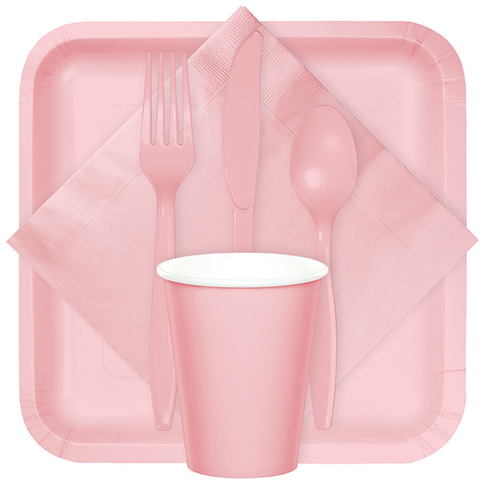 288ct Bulk Classic Pink Plastic Spoons