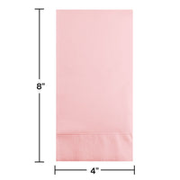 192ct Bulk Classic Pink 3 Ply Guest Towels