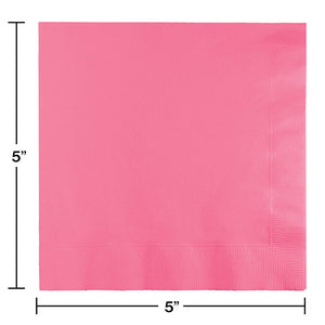 Candy Pink Beverage Napkins, 20 ct Party Decoration