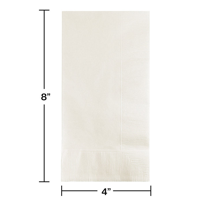 600ct Bulk White 2 Ply Dinner Napkins