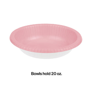 200ct Bulk Classic Pink Paper Bowls
