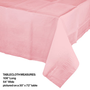 6ct Bulk Classic Pink Paper Table Covers