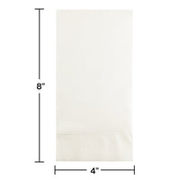 192ct Bulk White 3 Ply Guest Towels