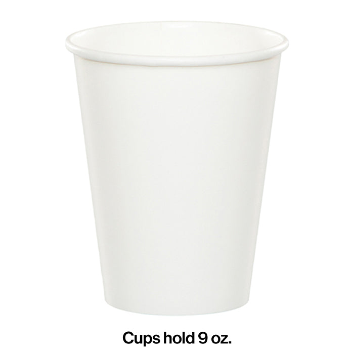 240ct Bulk White 9 oz Hot & Cold Cups
