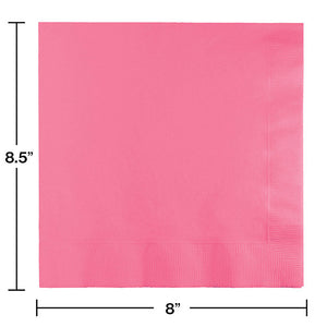 250ct Bulk Candy Pink Dinner Napkins 3 Ply by Creative Converting