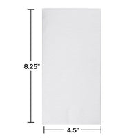 288ct Bulk White Better than Linen Guest Towels