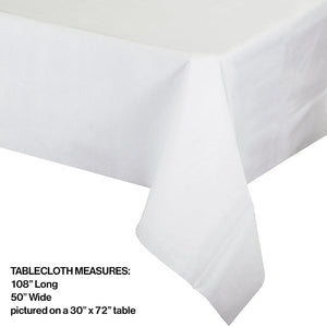 12ct Bulk White Better than Linen Table Covers