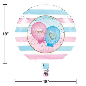 Gender Reveal Balloons Metallic Balloon 18" Party Decoration