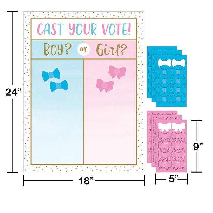 6ct Bulk Gender Reveal Balloons Party Games