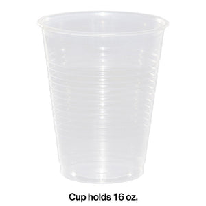 240ct Bulk Clear 16 oz Plastic Cups