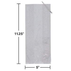 Cello Bag, Lg Clear, 20 ct Party Decoration