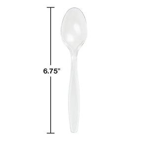 288ct Bulk Clear Plastic Spoons