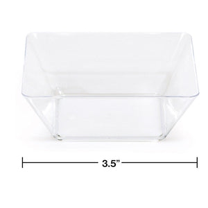 Clear 3.5" Bowl, 8 ct Party Supplies
