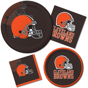 96ct Bulk Cleveland Browns Dinner Plates