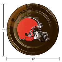 96ct Bulk Cleveland Browns Dinner Plates