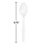 288ct Bulk White Plastic Spoons