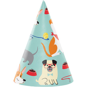 Dog Party Party Hats, 8 ct by Creative Converting
