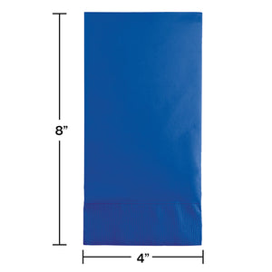 192ct Bulk Cobalt Blue Guest Towels 3 ply