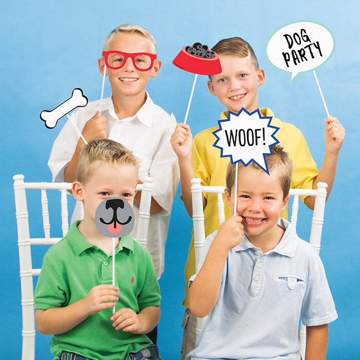 60ct Bulk Dog Party Photo Booth Props