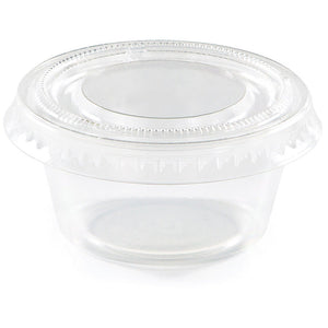 Bulk 288ct Clear 2 oz Portion Cups with Lids 