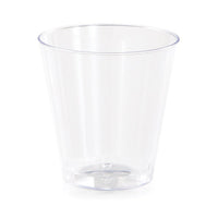 Bulk 240ct Clear 2 oz Plastic Shot Glasses 