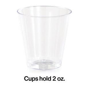 240ct Bulk 2 oz Plastic Shot Glasses