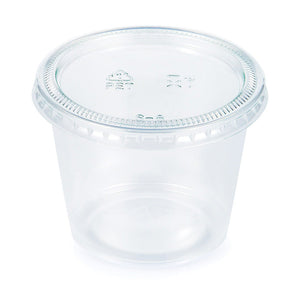 Clear 16Ct 5.5 Oz Portion Cups, Clear With Lid, 16 ct by Creative Converting