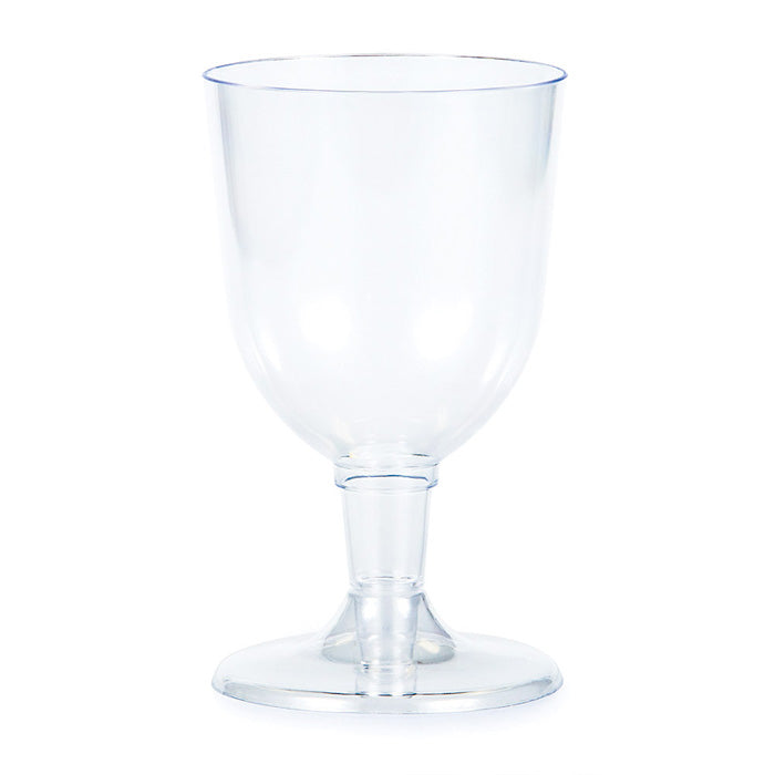 bulk buy wine glasses Bulk Clear 5 oz Plastic Wine Glasses (72 per Case)
