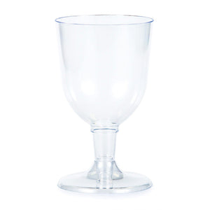 Bulk 72ct Clear 5 oz Plastic Wine Glasses 
