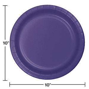 240ct Bulk Purple Sturdy Style Banquet Plates
