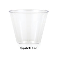 96ct Bulk 9 oz Plastic Tumblers