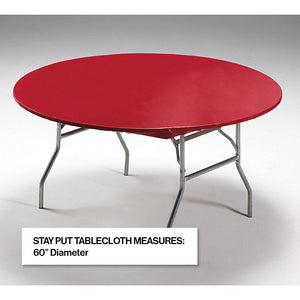 12ct Bulk Red Stay Put Round Table Covers
