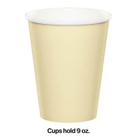 240ct Bulk Ivory 9 oz Hot & Cold Cups