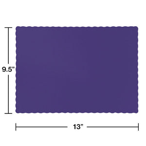 600ct Bulk Purple Paper Placemats
