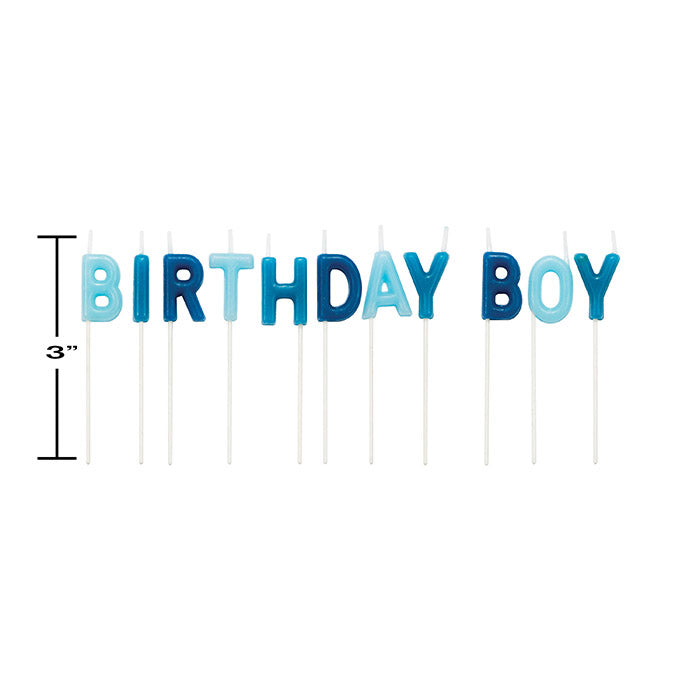 12ct Bulk Birthday Boy Pick Candles